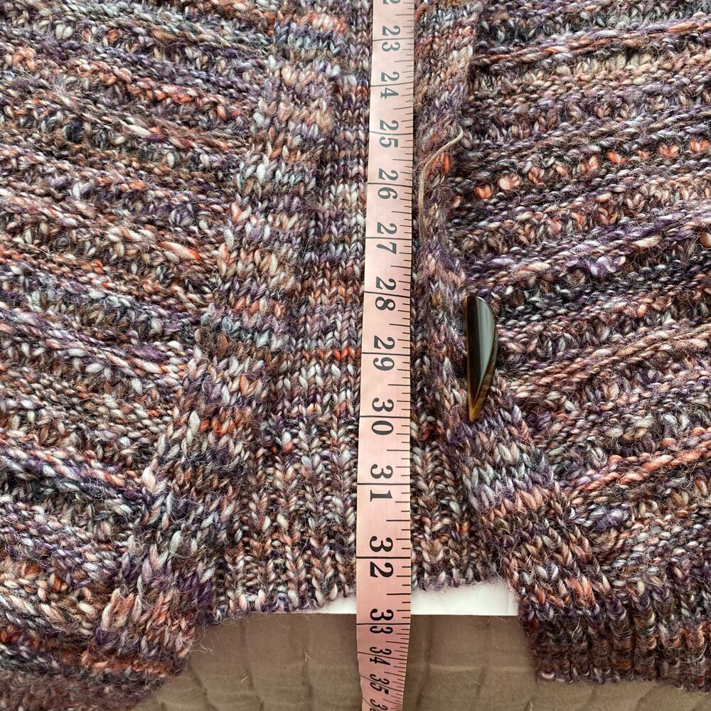Knox Rose Multicolor Wool Alpaca Blend Cardigan Duster Size Small - Picture 8 of 8